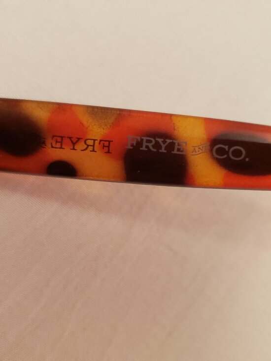 Frye & Co. Oval Cat Eye Tortoise Shell Sunglasses Brown Black New main image 10